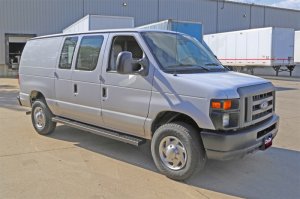 Ford Transit Van Running Board - Dee Zee - Rough Step, 55In Aluminum - Black - `19-`21 Ford Transit Van Running Board - Dee Zee - Rough Step, 55In Aluminum - Black - `19-`21